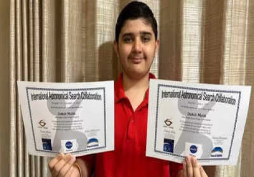 This boy from Greater Noida will go to NASA